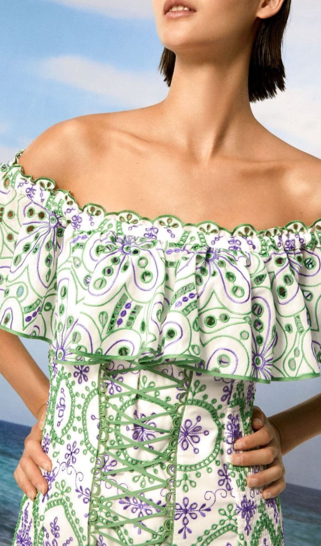 f6ca0ac8d454f71ffbb5125aba760688.jpeg Fashionslee Women Corset Embroidered Dress In Green