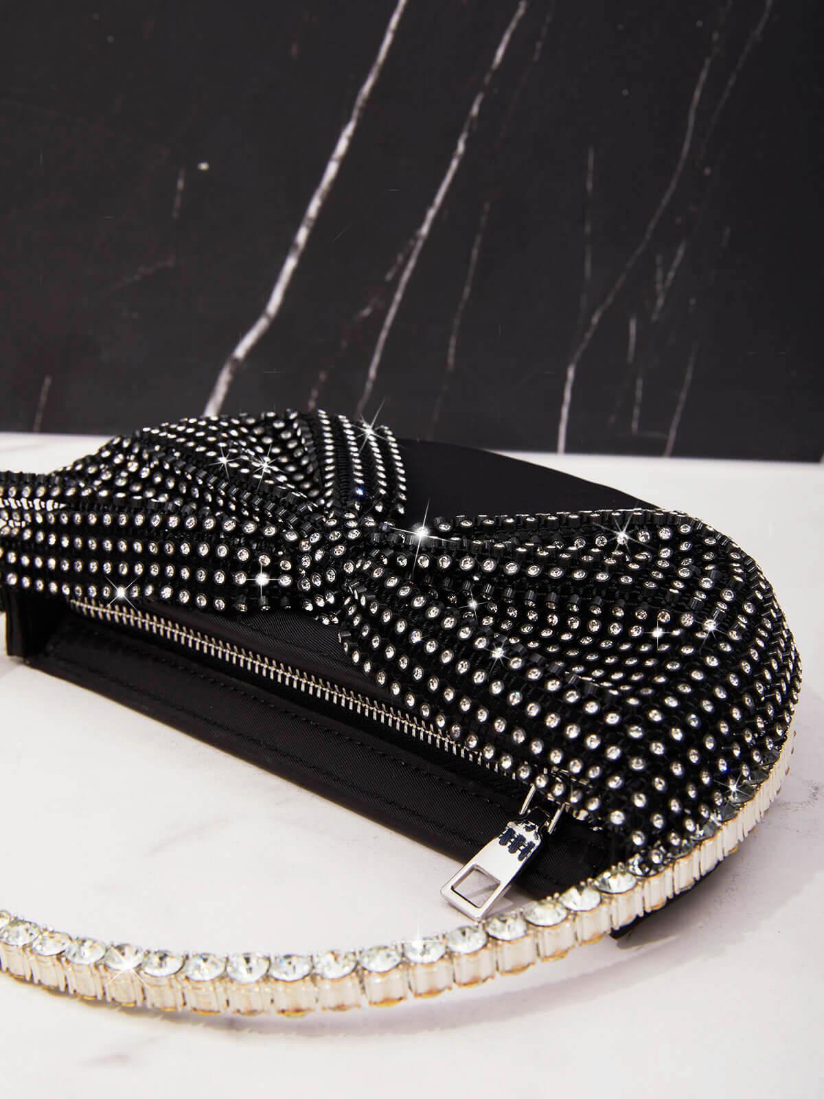f70fa608cea9090b4a84922baf91a387.jpeg Fashionslee Women Crystal Bow Clutch