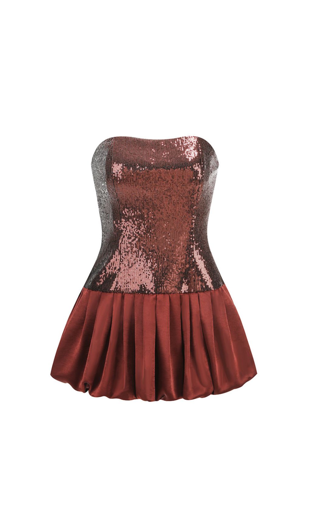 f799d86eca19bc8e282f2a06e20f1704.jpg Fashionslee Women Irén Strapless Sequin Mini Dress