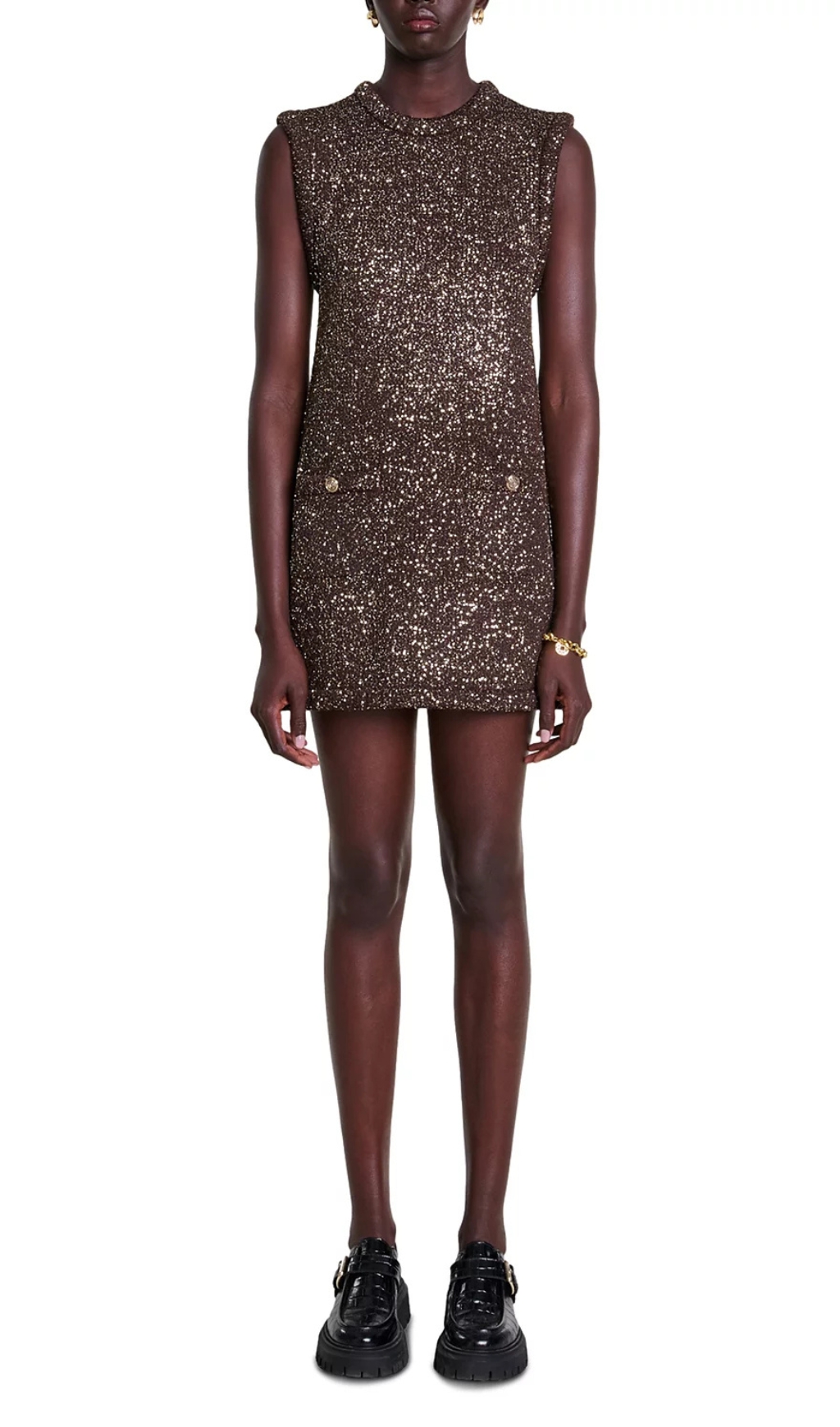f7baa7ccf1f3401025a204fbf10a2247.jpg Fashionslee Women Raillette Sequined Knit Mini Dress