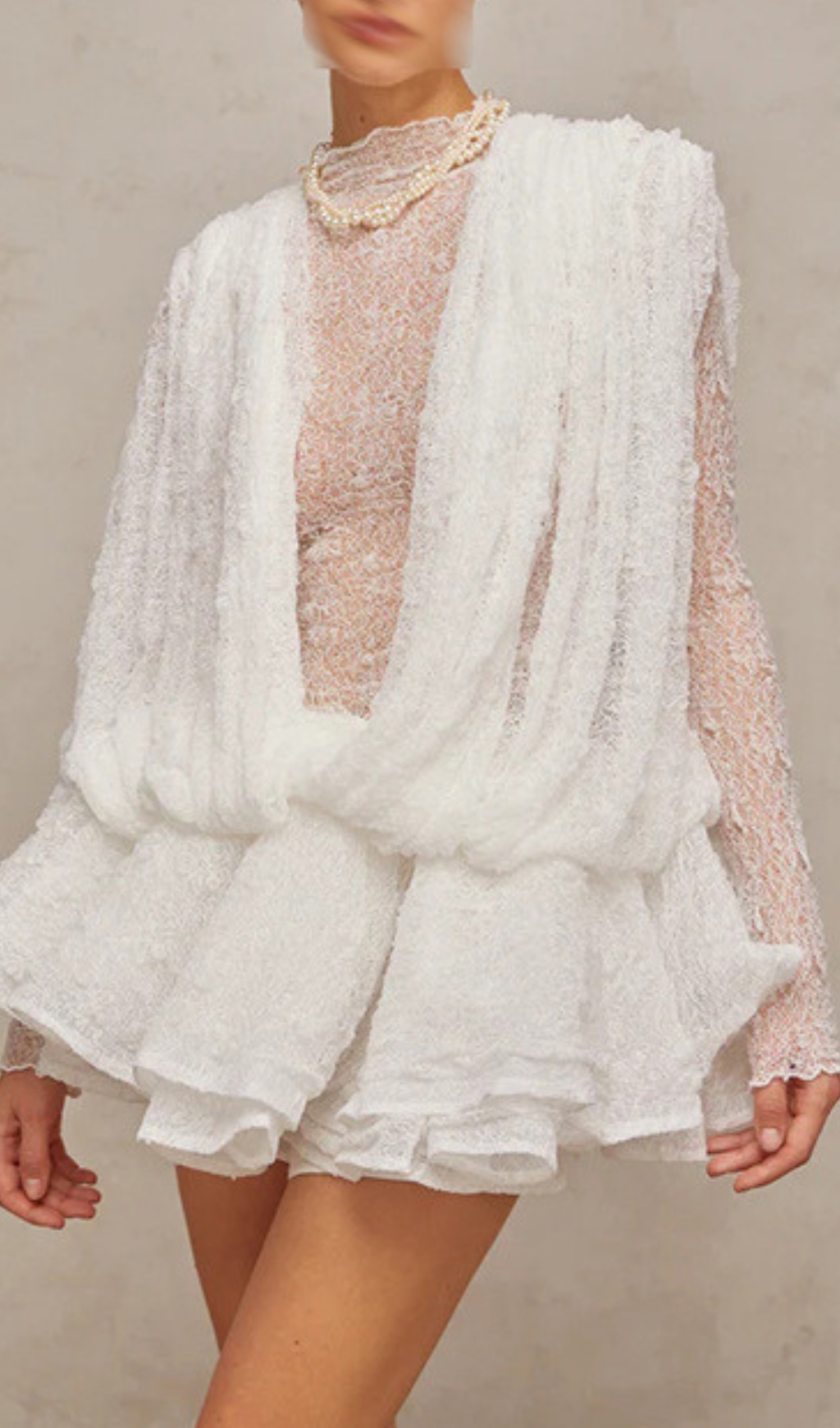 f7f46f8142a6840fb45c3126698e4da8.jpg Fashionslee Women Ebony White Lace Long Sleeve Maxi Dress