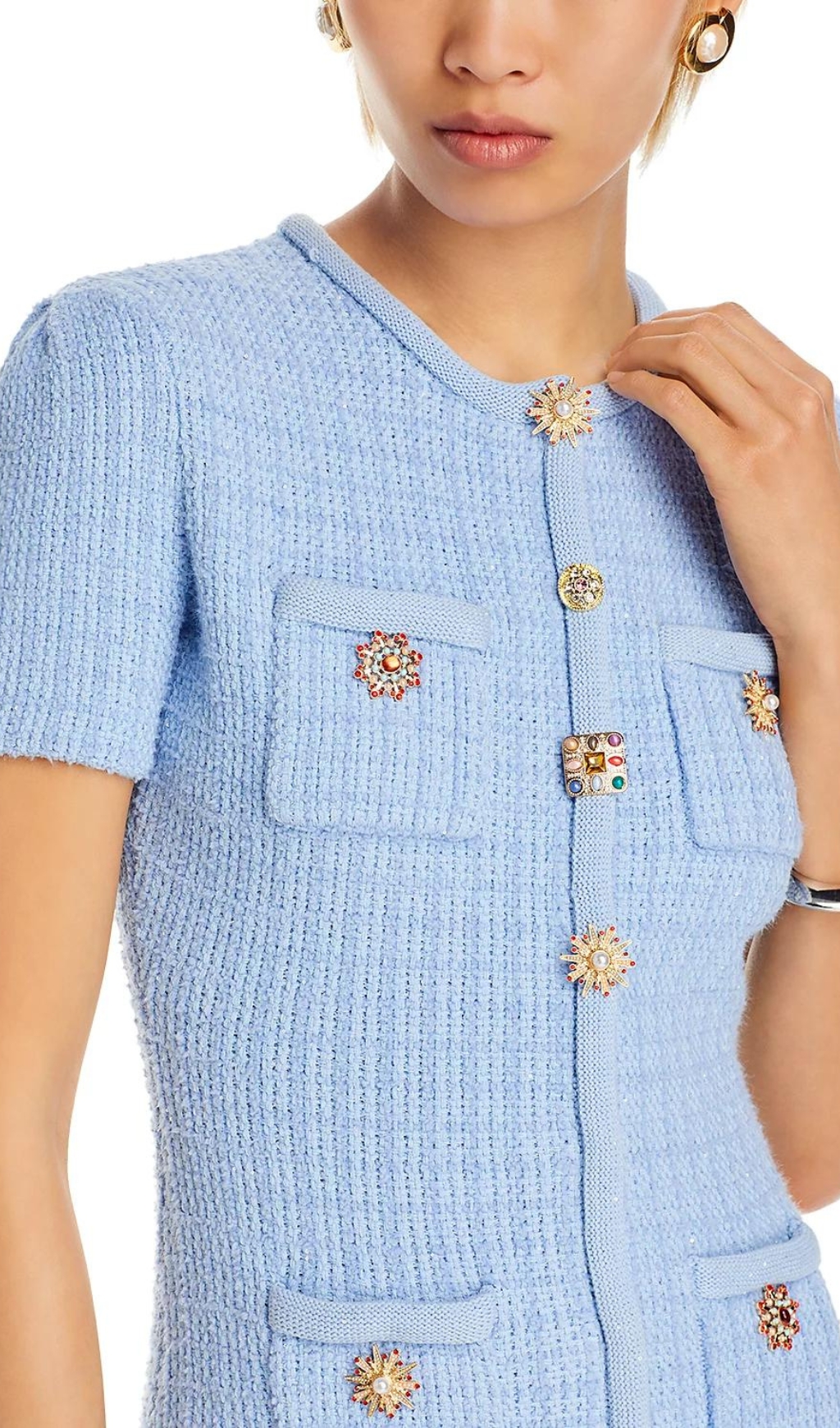 f7fdfaf0d7d32f77e724bbb55469dfea.jpg Fashionslee Women Baylor Blue Beaded Button Mini Dress