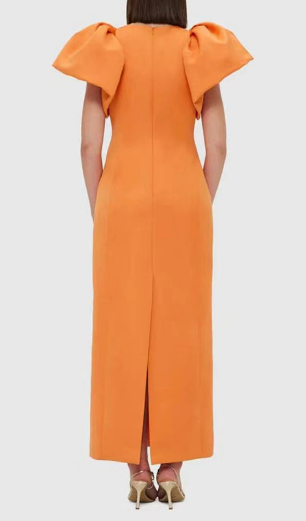 Fashionslee Women Fiorenzo Puff Sleeve Flower Maxi Dress
