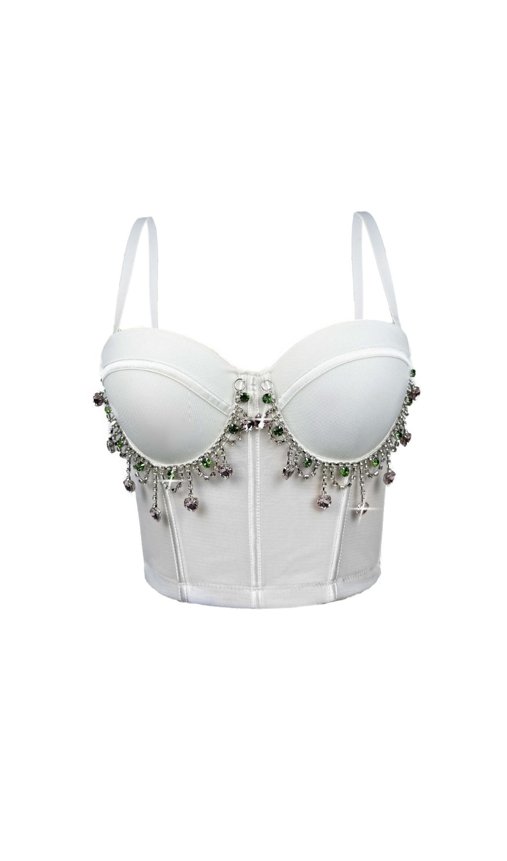 f89244bb0a64d06669779ea69f8de06c.jpg Fashionslee Women Fausta Diamante Corset Crop Top