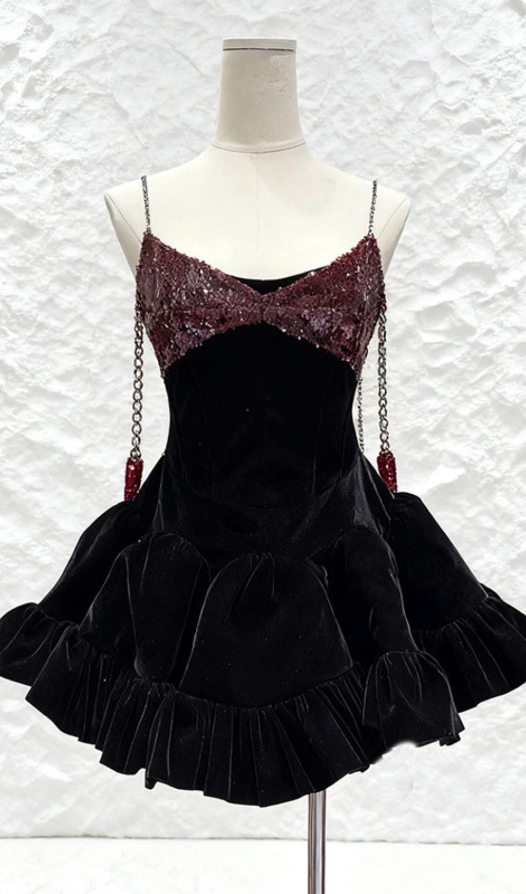 Fashionslee Women Itai Strappy Sequin Mini Dress