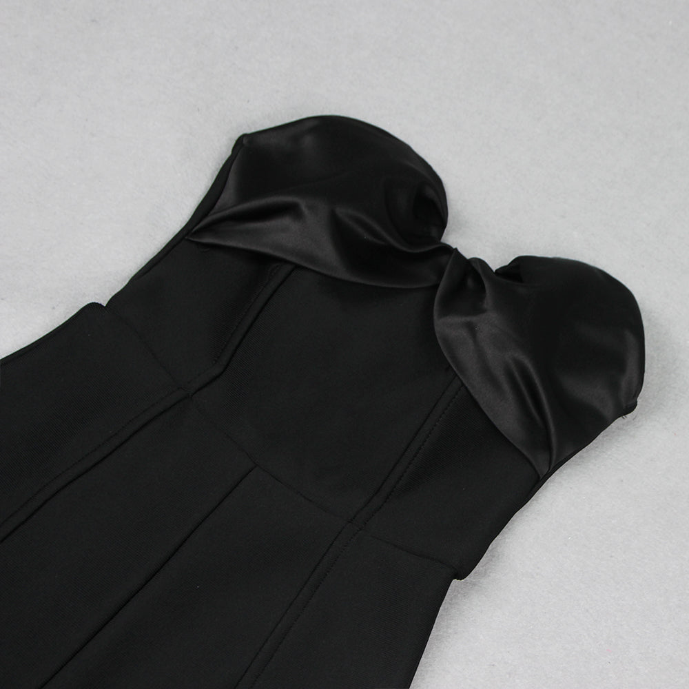 f8da54771a21ed0c335ff114a0437cc9.jpeg Fashionslee Women Black Strapless Jumpsuit With Tiered Ruffle Hem