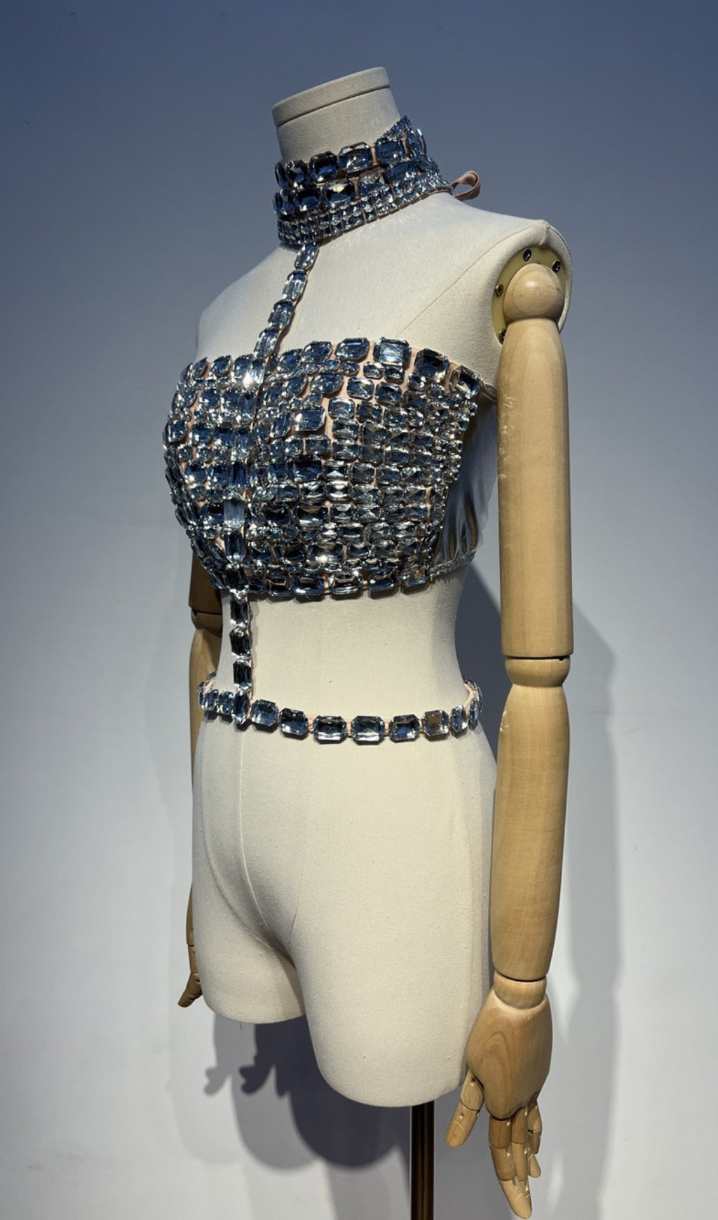 f8e3b6ccb4a4b30ce9dbc27ae479e6eb.jpeg Fashionslee Women Athalia Silver Rhinestone Cutout Crop Top