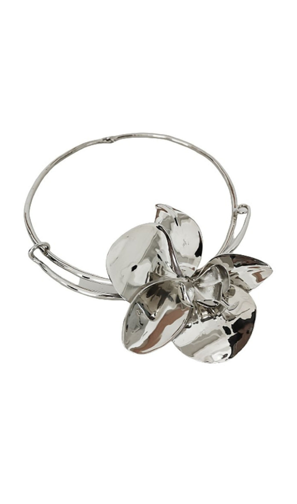 Fashionslee Women Three-Dimensional Orchid Choker