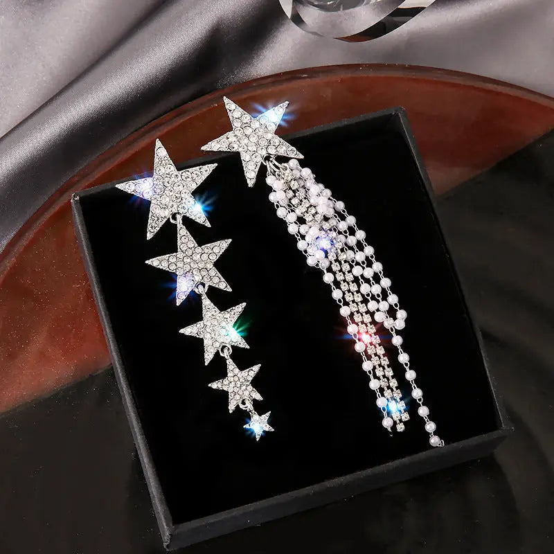 f9379f00aa7832aab5508ddfe7233ce2.jpeg Fashionslee Women Asymmetrical Star Earrings