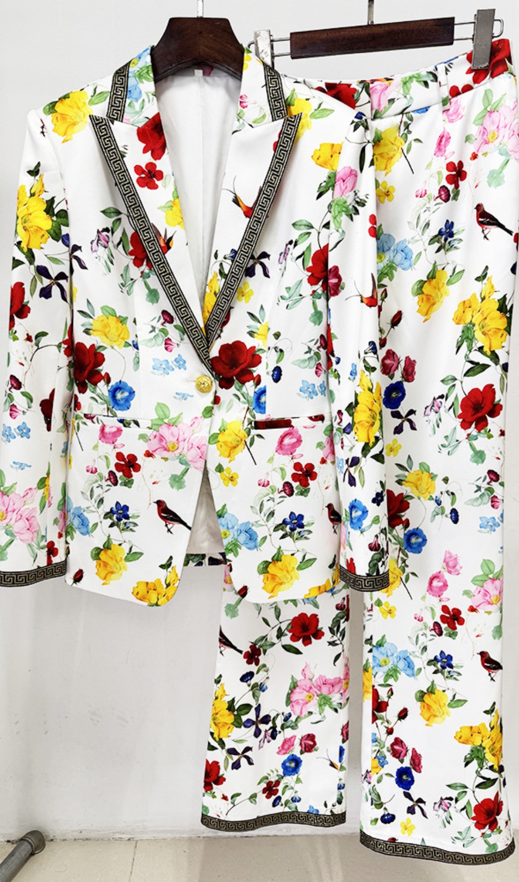 f957a1bf33d1af41ff104fa00ab3f446.jpg Fashionslee Women Dera Floral Printed Blazer & Pants Set