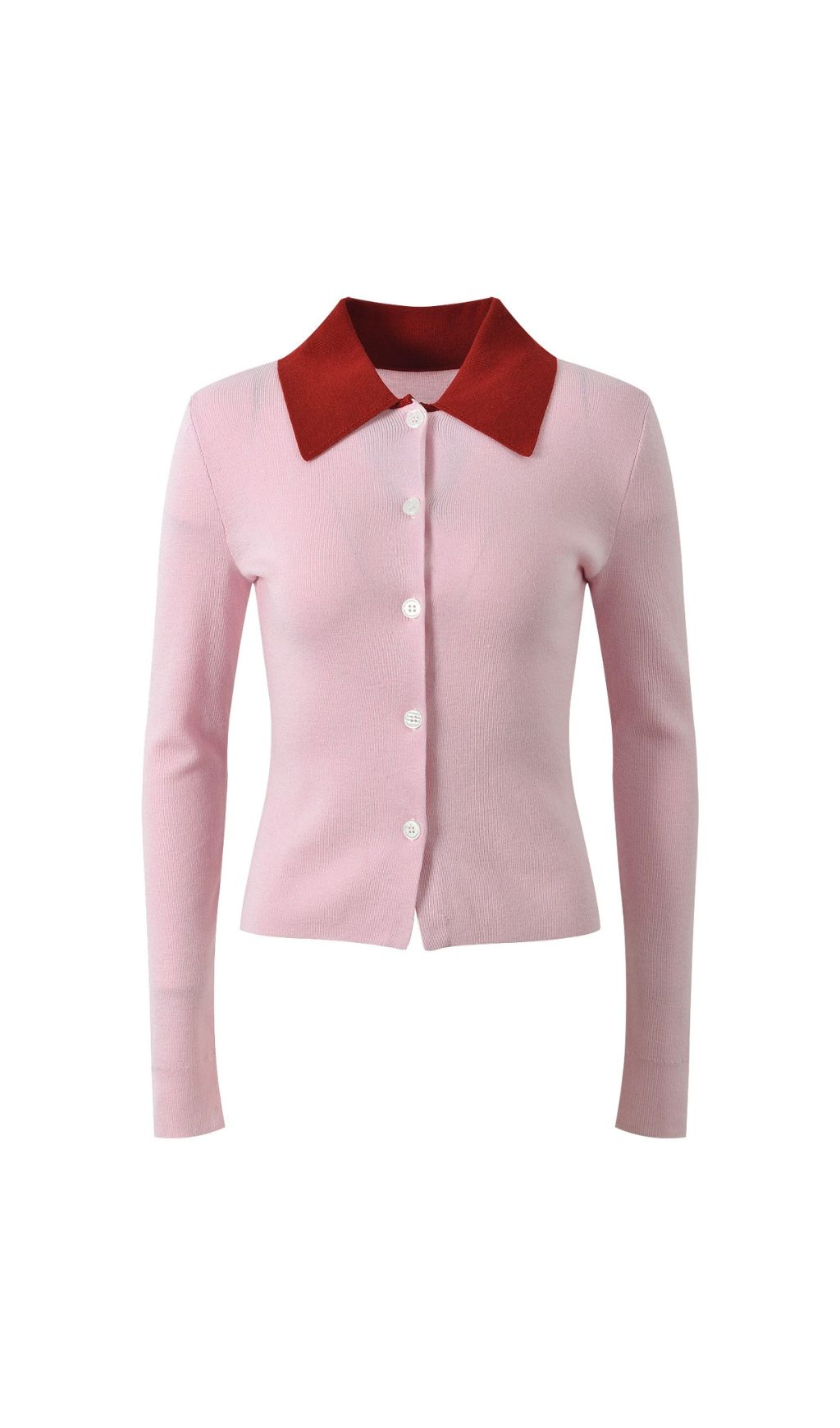 f973c59a7bc65d53851084d525f04efd.jpg Fashionslee Women Haide POLO Long Sleeve Knit Top