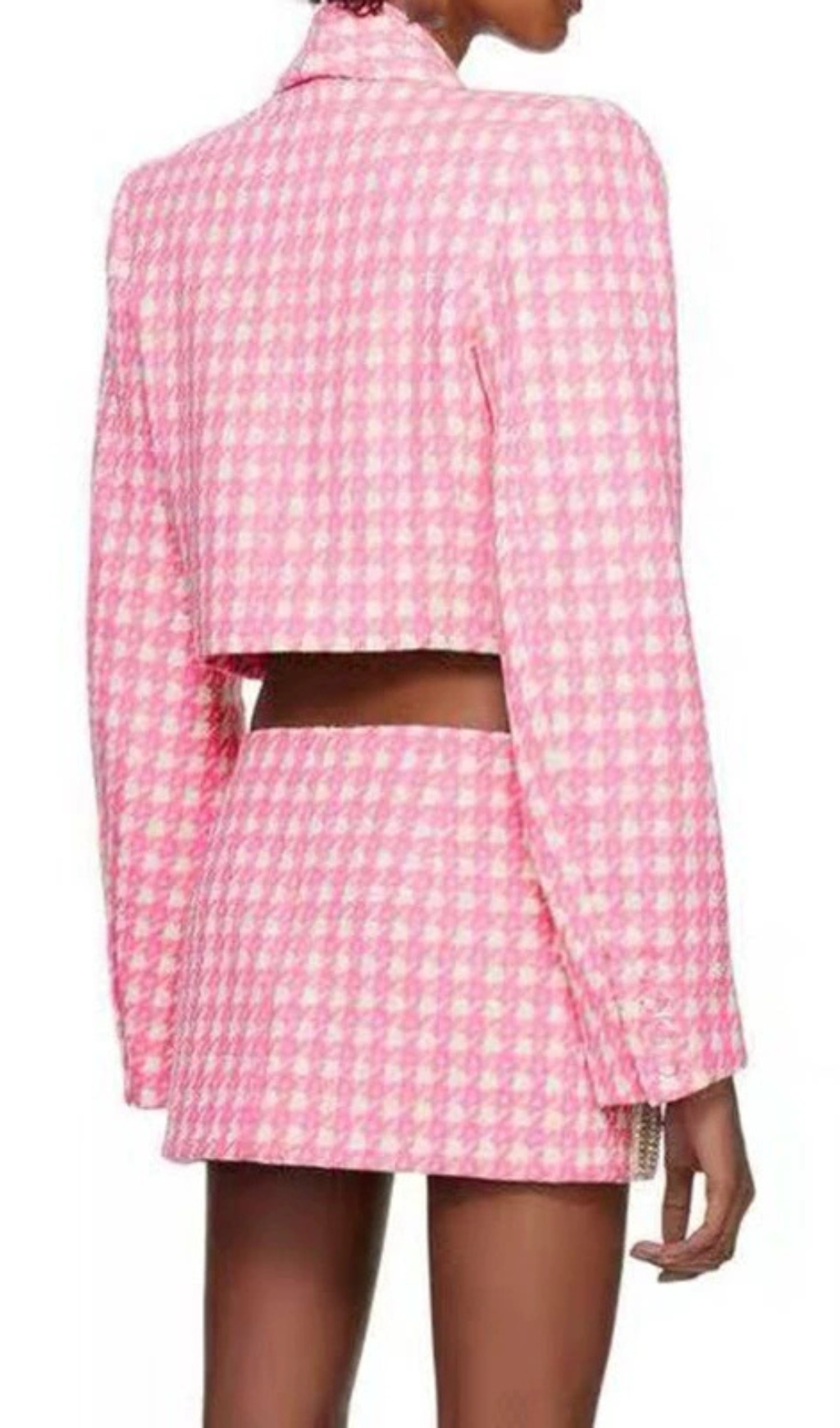 f9b8ab1c27c31f6ddaa39fcedcb0f0d3.jpg Fashionslee Women Gus Pink Diamante Bow Two-Piece Set