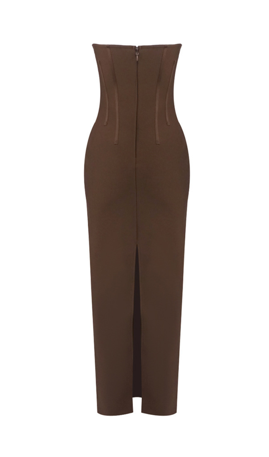 f9c329f8abc59470897d30b95fa12423.png Fashionslee Women Holland Brown Strapless Bandage Maxi Dress