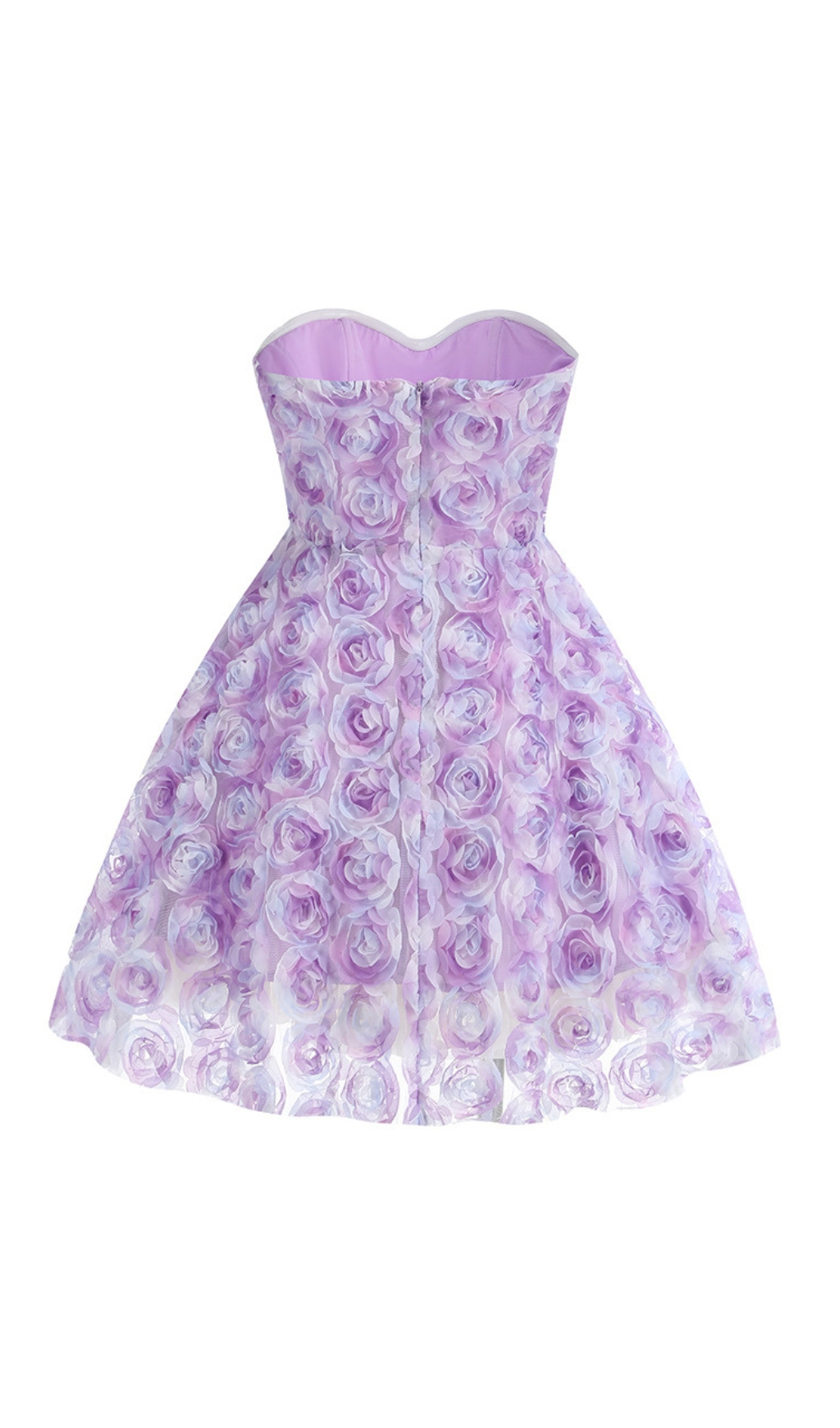 fa2da033bc45634f7e531b6be3b259bd.jpg Fashionslee Women Berke Purple Flower Mini Dress