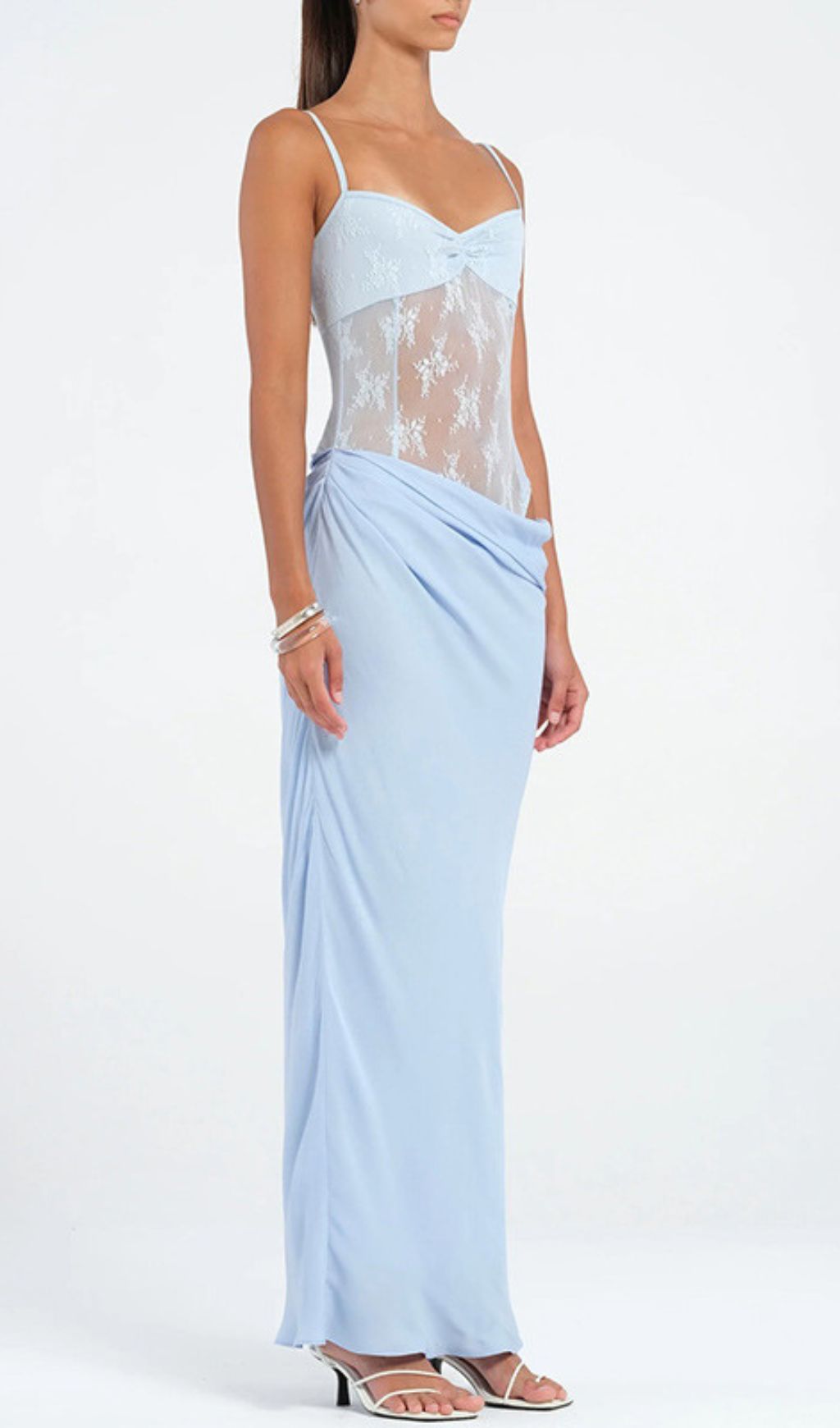 TRENDING BLUE LACE STRAPY MAXI DRESS - OWNCI TRENDING BLUE LACE STRAPY MAXI DRESS - OWNCI