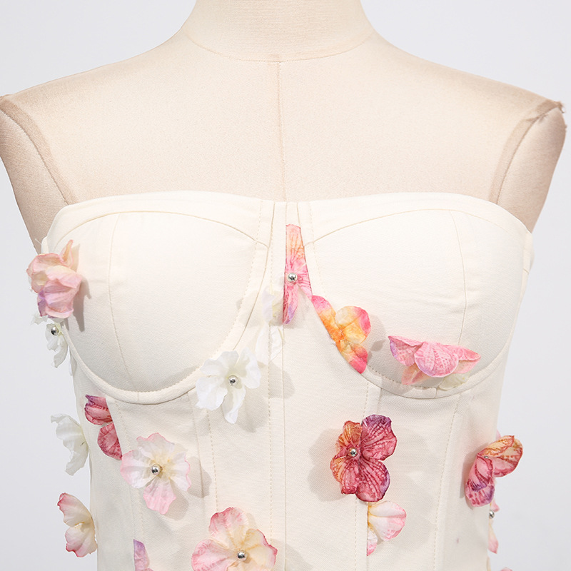 VIRAL STRAPLESS FLORAL MAXI DRESS - OWNCI VIRAL STRAPLESS FLORAL MAXI DRESS - OWNCI