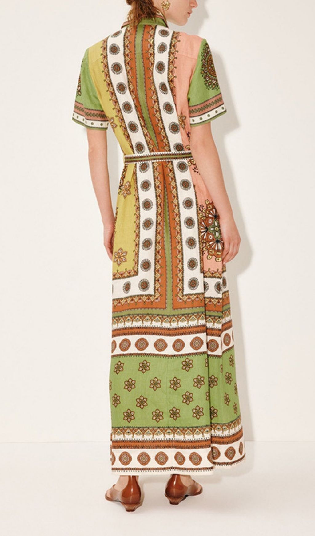 Fashionslee Women Kiyomi Bohemia Printed Maxi Dress