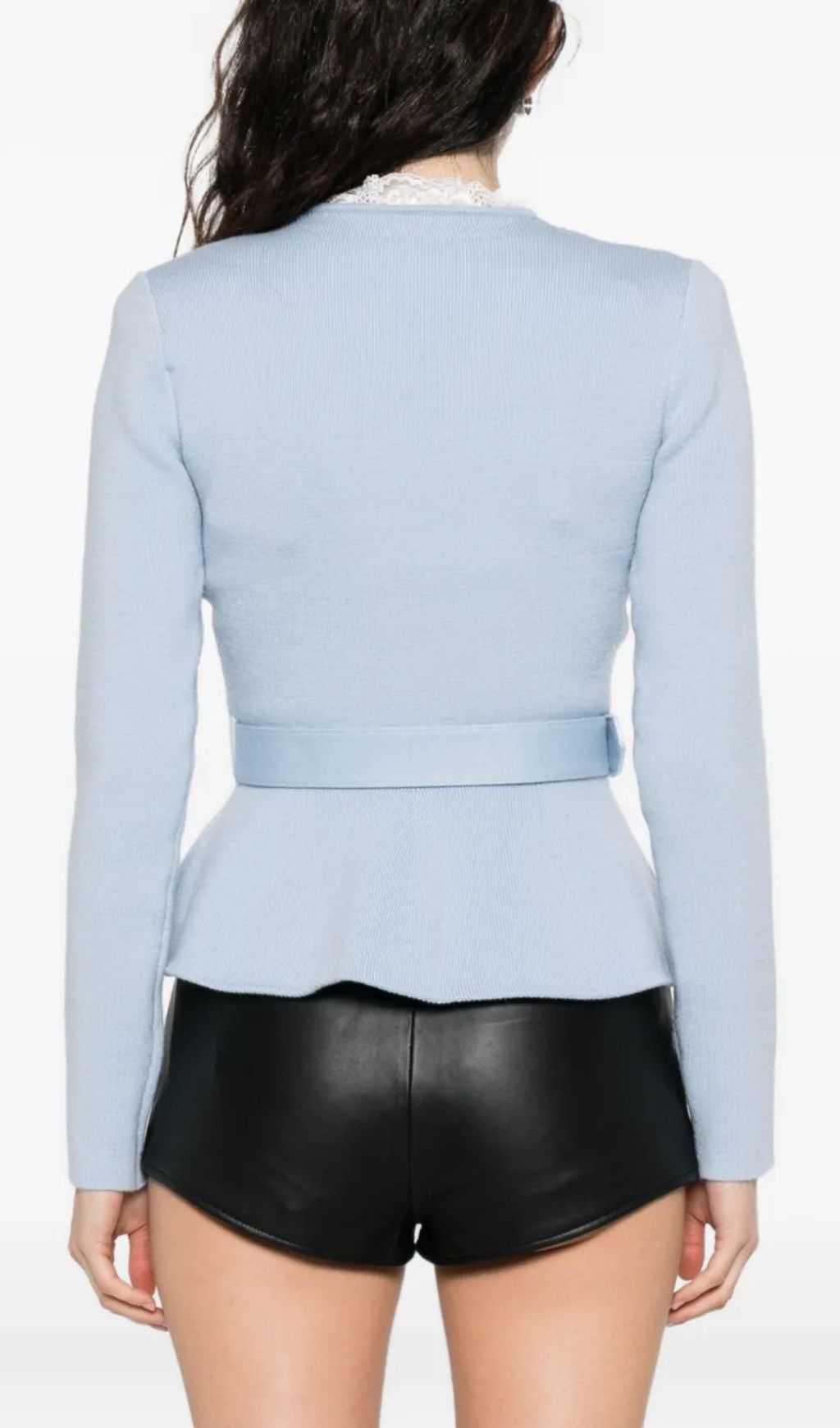 Fashionslee Women Hereward Embellished Belted Cardigan