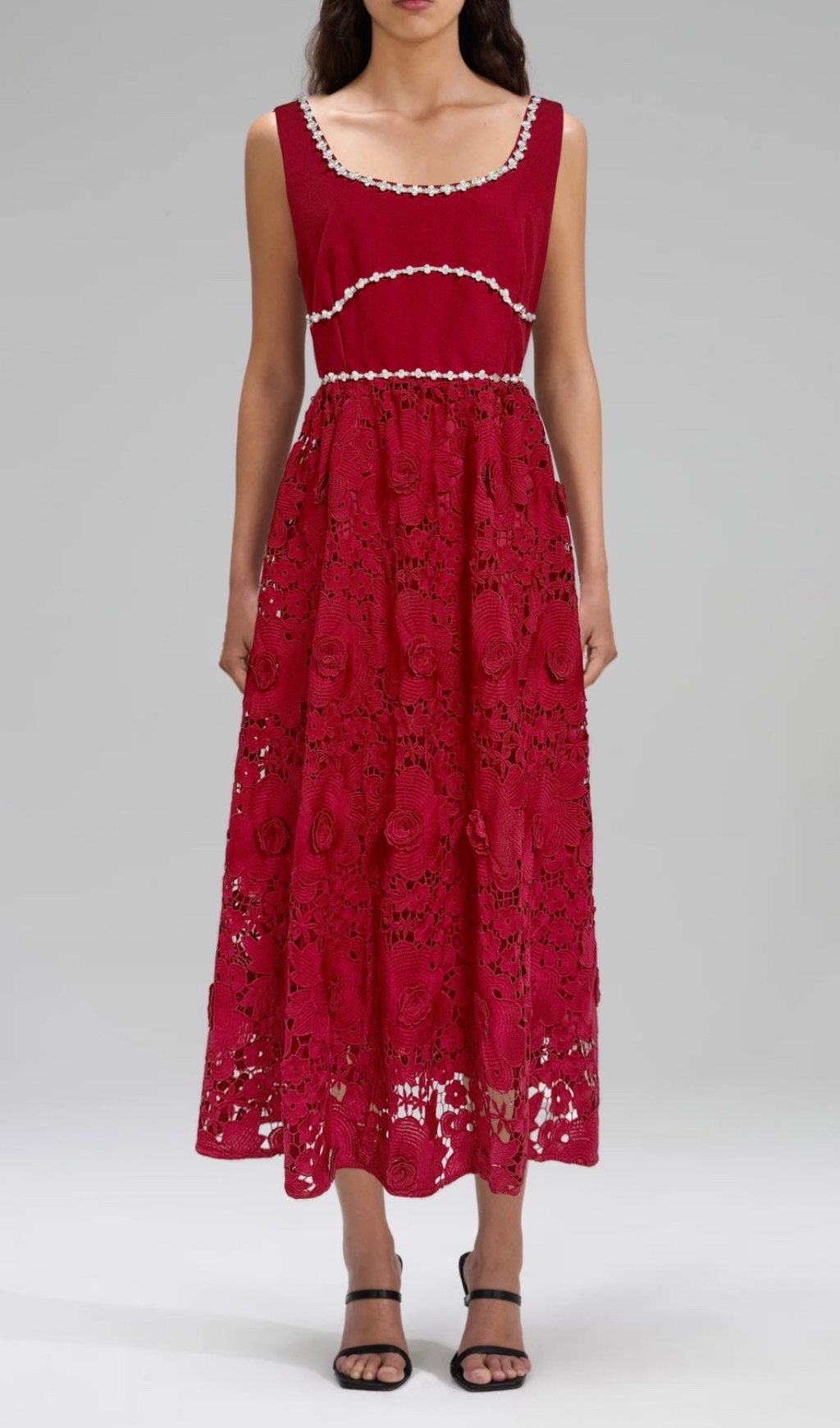 fbd43db09df586653b0b50895786124f.jpg Fashionslee Women Earline Embellished Embroidery Midi Dress