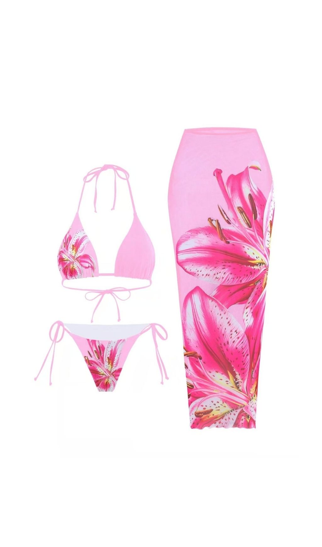 TRENDING PINK FLORAL BIKINI SET - OWNCI TRENDING PINK FLORAL BIKINI SET - OWNCI
