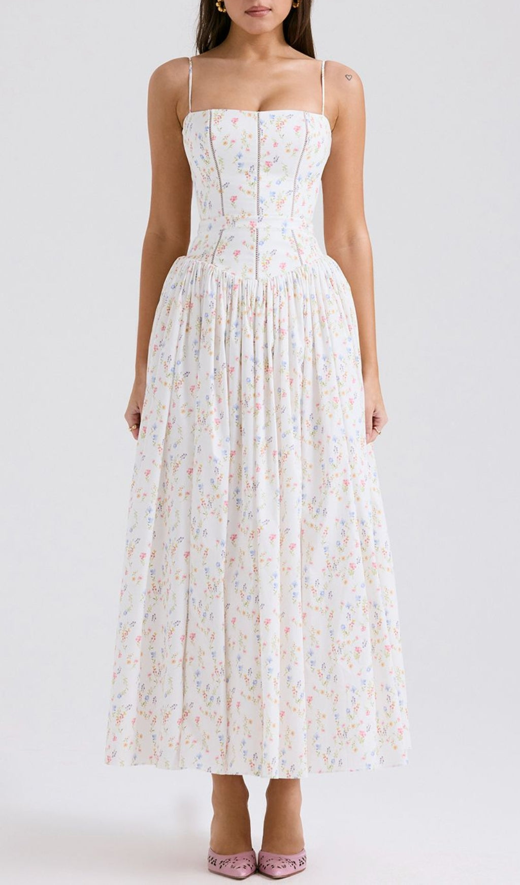 Fashionslee Women Ashira Floral Maxi Dress