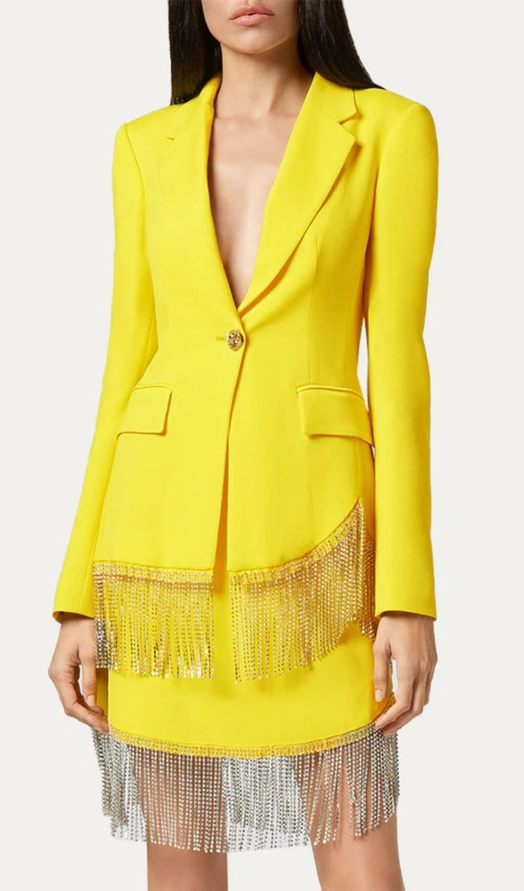 Fashionslee Women Apostol Tassel Blazer Set