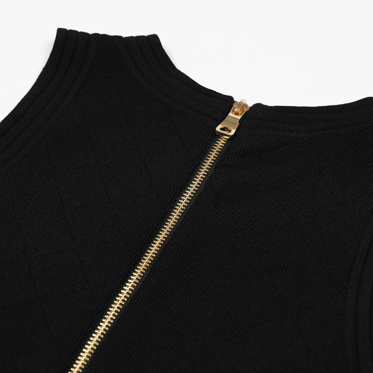 fcf37633452fe5a0242d713ff64d7c15.webp Fashionslee Women Kimber Black Sleeveless Knit Mini Dress