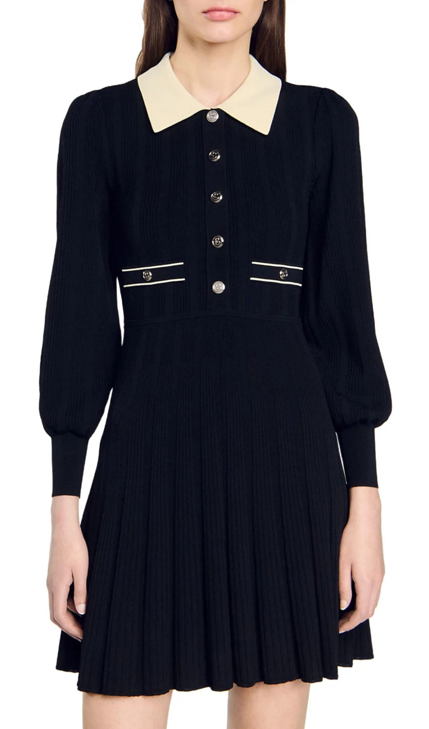 Fashionslee Women Lison Short Knit Dress
