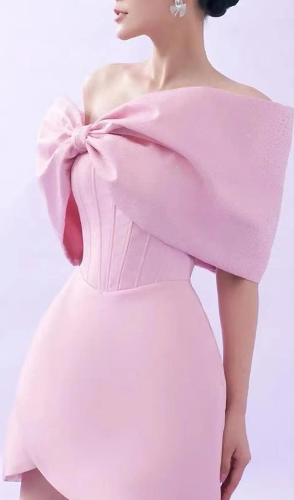 PINK BOWKNOT CORSET MINI DRESS – VIRAL AESTHETIC - OWNCI PINK BOWKNOT CORSET MINI DRESS – VIRAL AESTHETIC - OWNCI