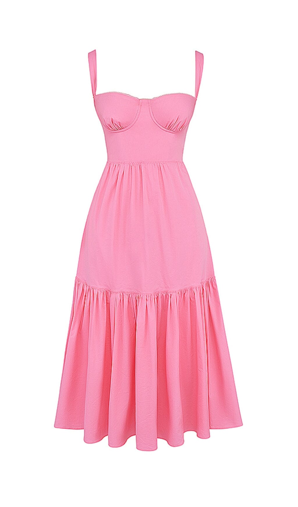 fdca333942d28b960dc8715e29d85e3c.jpeg Fashionslee Women French Pink Midi Sundress