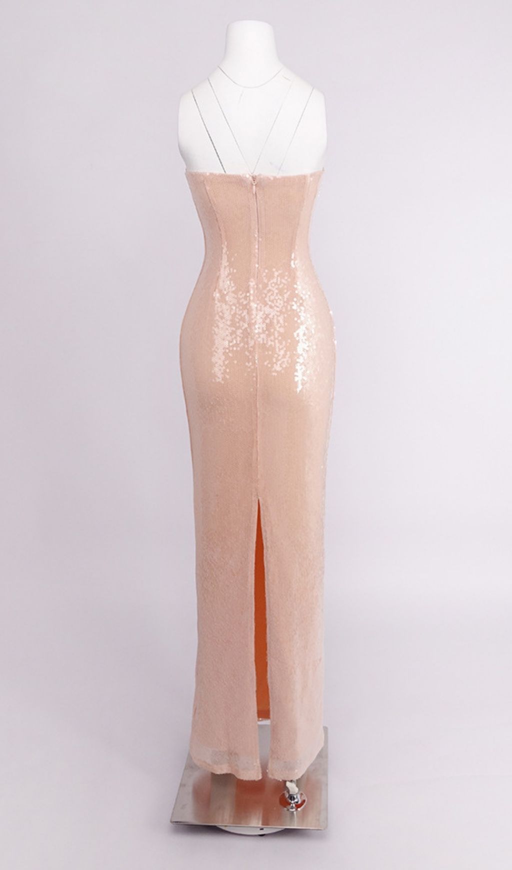 Fashionslee Women Kathya Strapless Sequin Maxi Dress