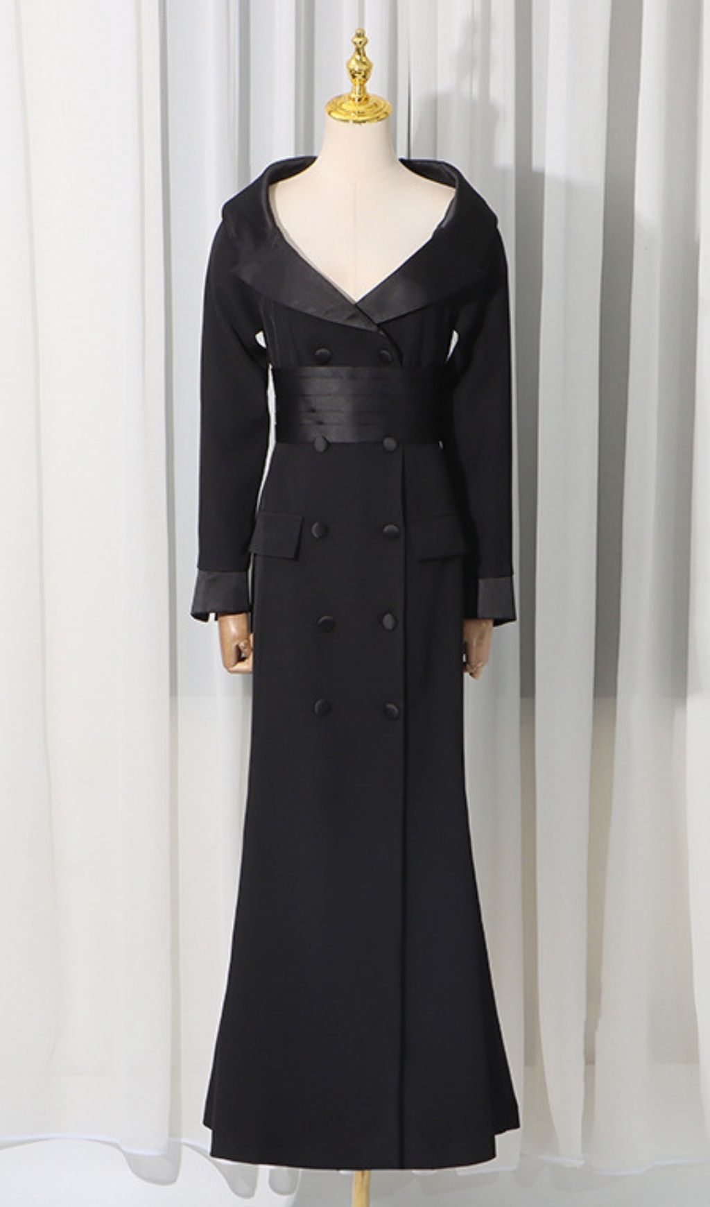 fe77a3af01bd0a33d3e5a031268a1f3c.jpg Fashionslee Women Kazi Black Blazer Maxi Dress