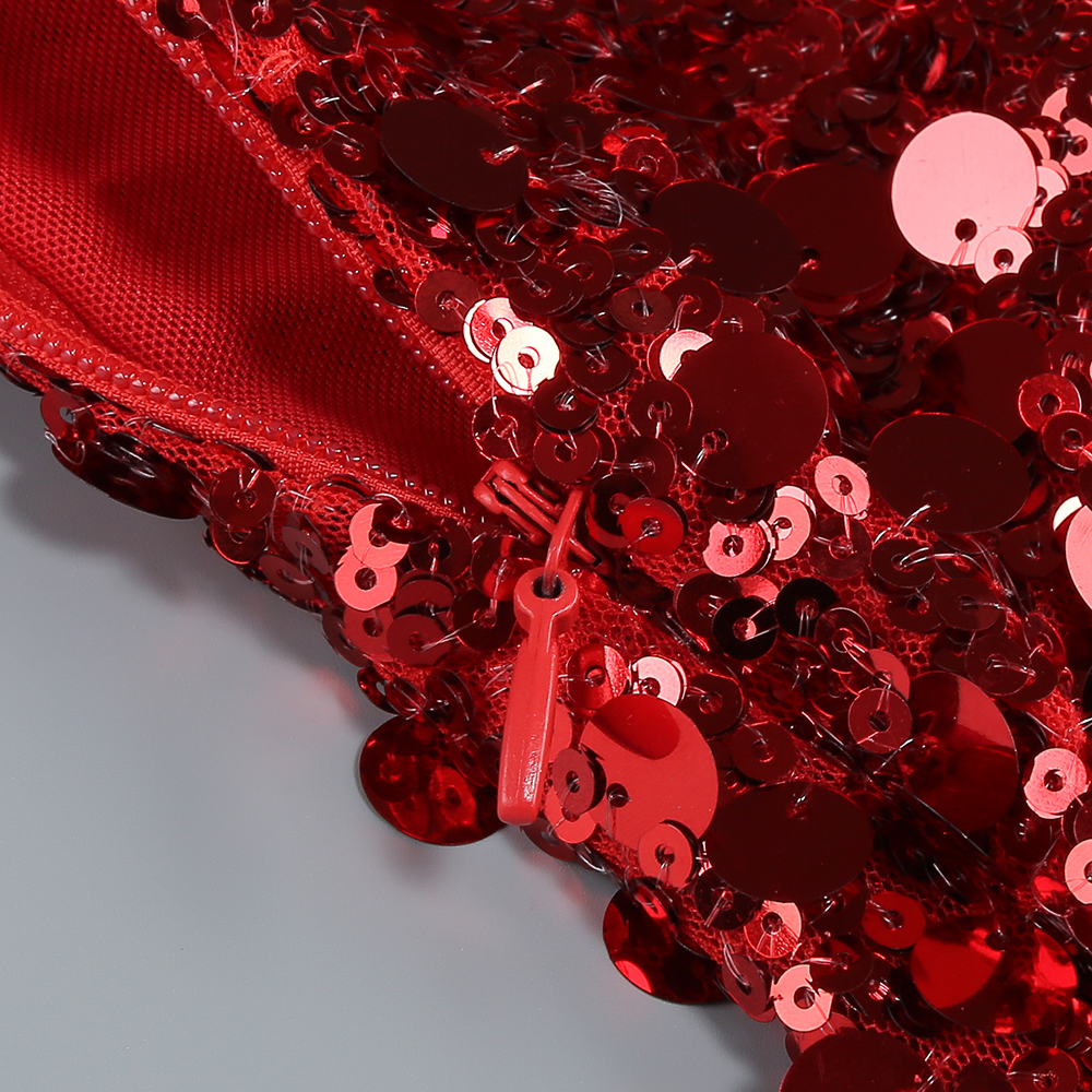 ff96fe8e6fed576631c07221be6af703.jpg Fashionslee Women Casi Red Sequin Maxi Dress