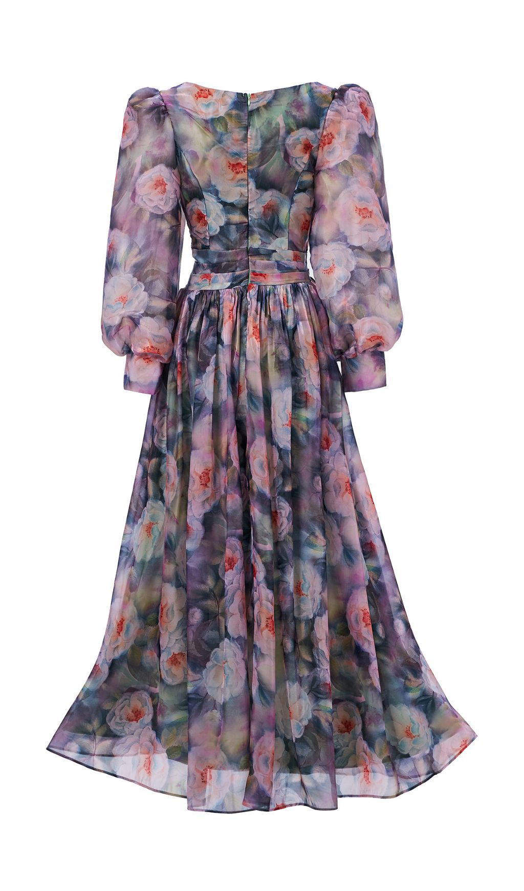 Fashionslee Women Feray Floral Printed Long Sleeve Maxi Dress