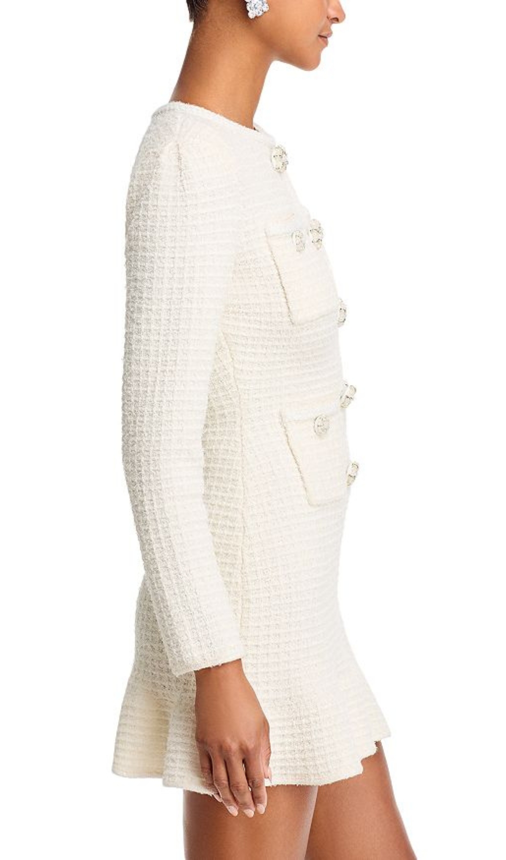 ffe83fa745fe53821ed17c03cf0589ce.jpg Fashionslee Women Basia Tweed Long Sleeve Mini Dress