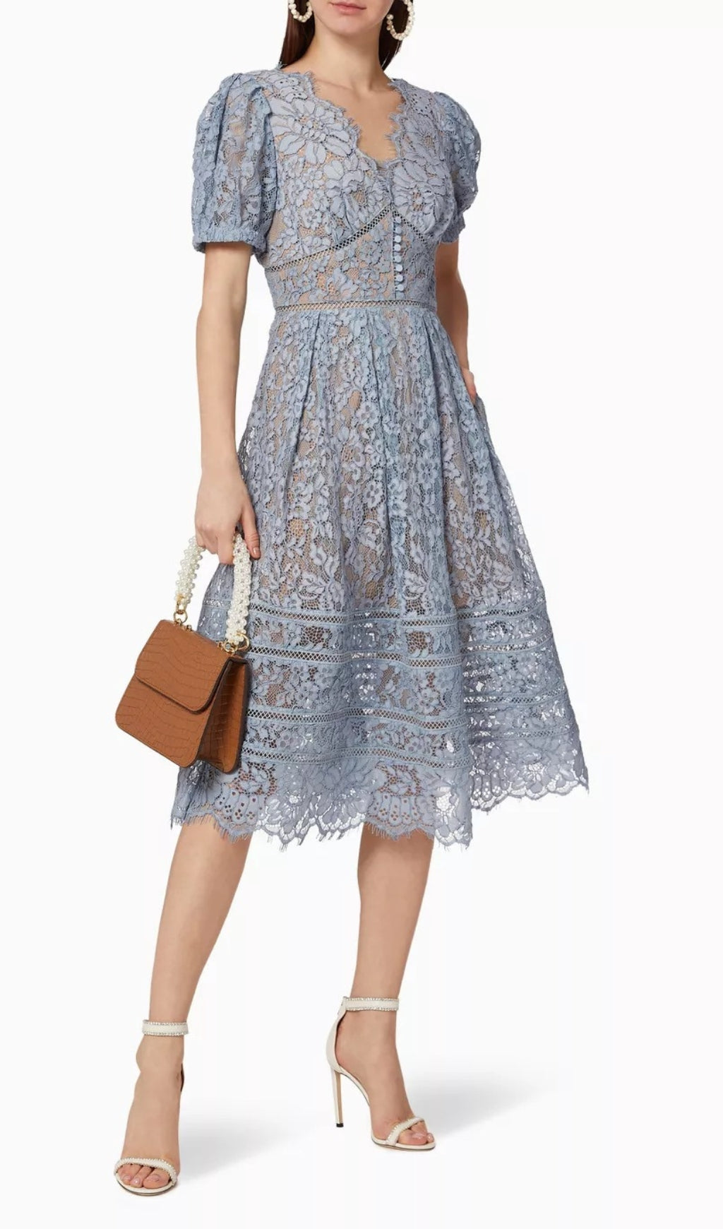 008a0fe0ff6bf978bde15dd23d1a8fb1.jpeg Fashionslee Women Anshika Fine Cord Lace Dress