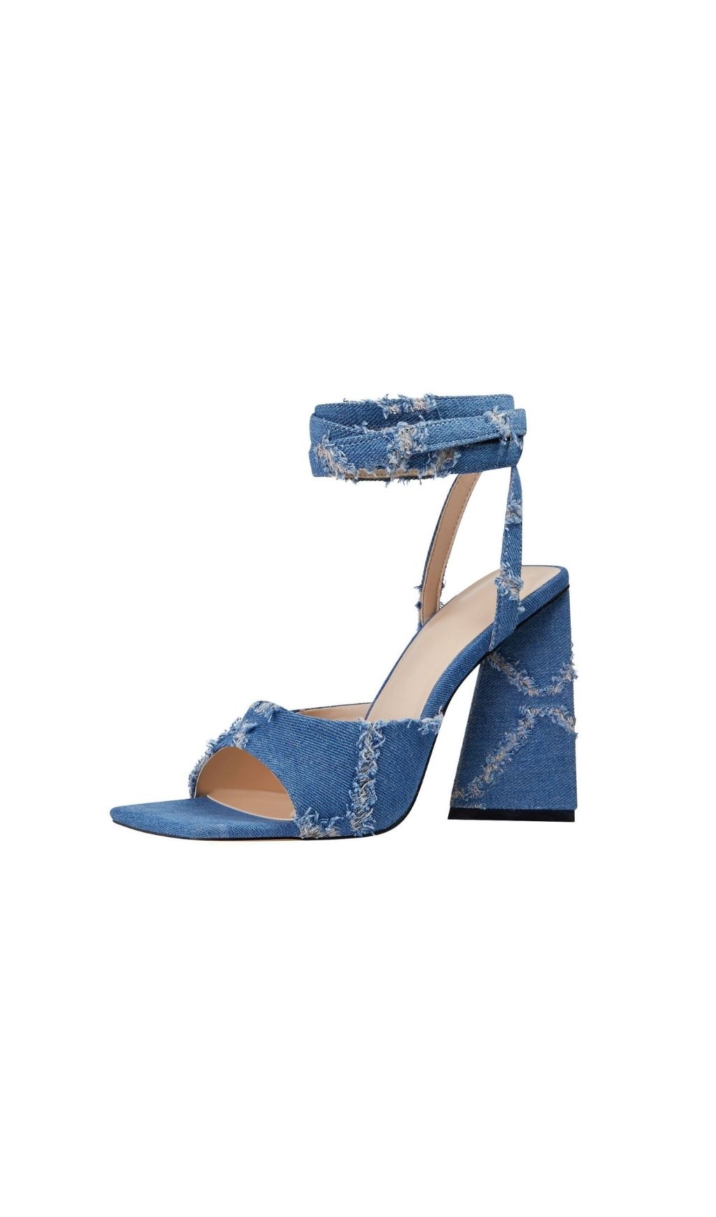 009bdcf6dd2b77863ec23b0072b9596b.jpg Fashionslee Women Kyree Denim Heels