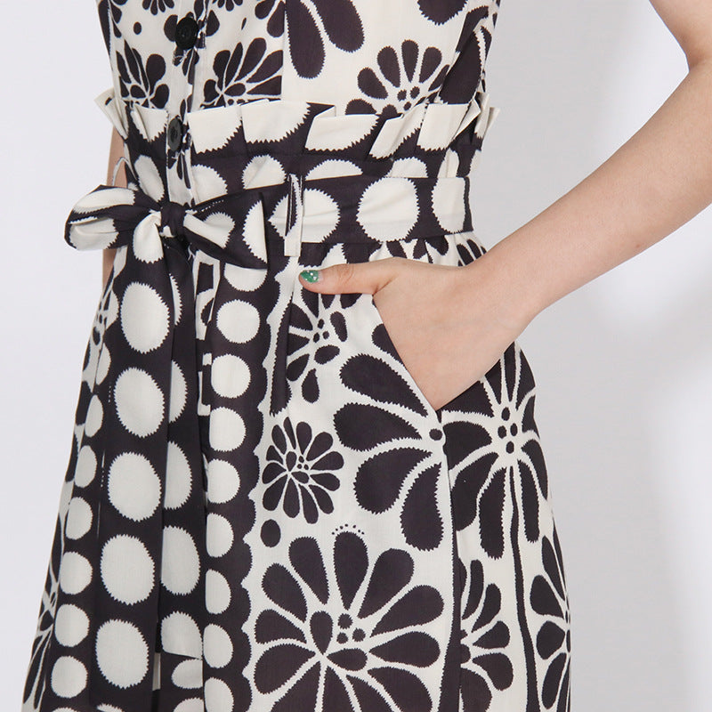00a102dff727fe9765c8c83bb10eec2a.jpeg Fashionslee Women Asatira Black Printed Romper
