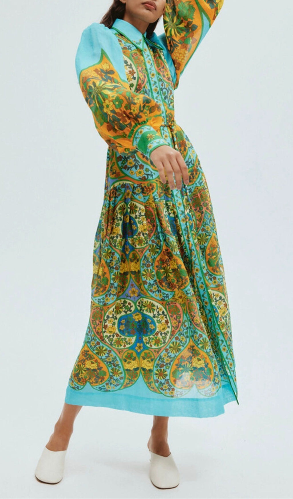 01bf7cbb6539705c08551bf1830d32cb.jpeg Fashionslee Women Avatar Printed Midi Dress