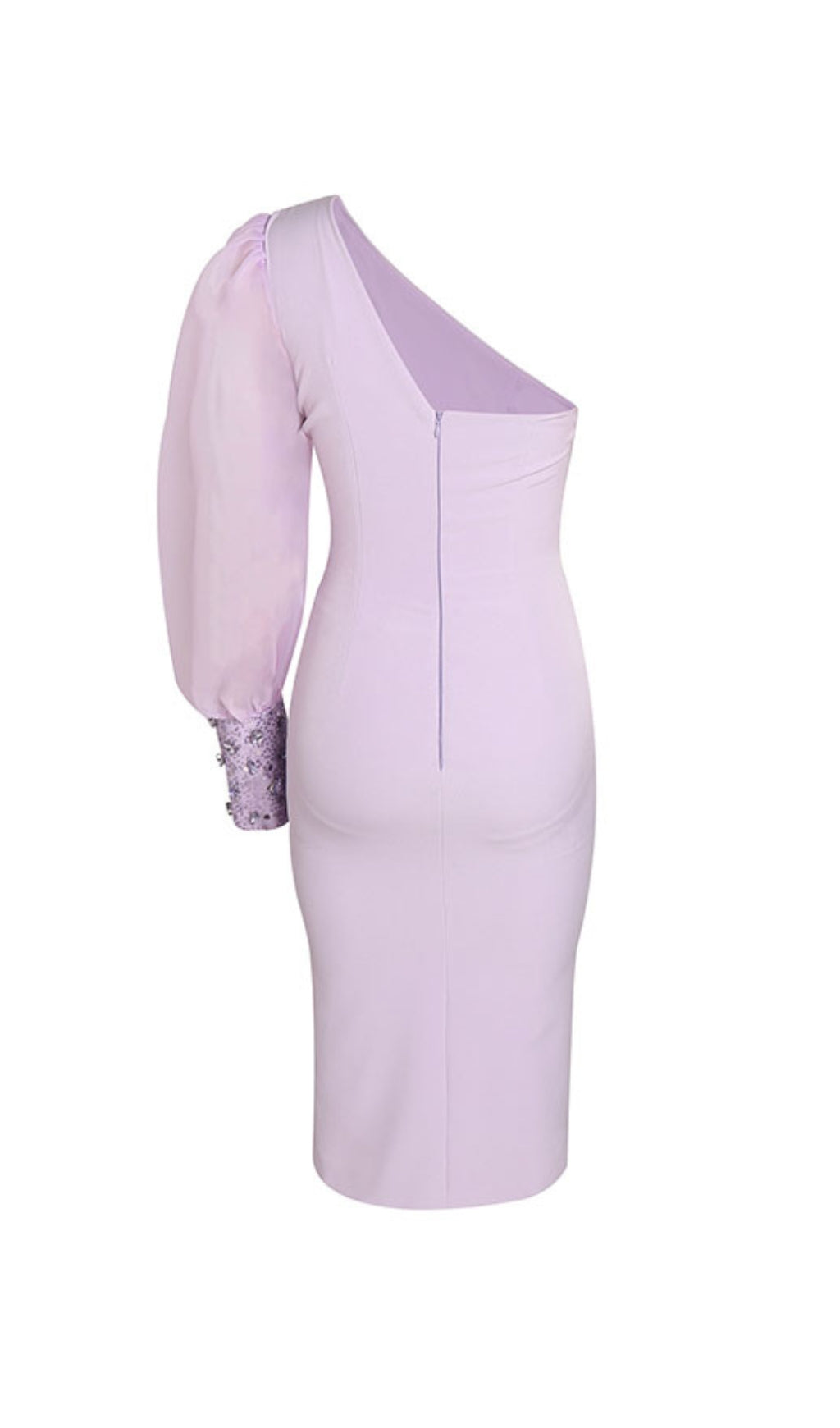 03107e718c1dc64334f05077e81b2eee.jpeg Fashionslee Women Anila Purple One-Shoulder Midi Dress