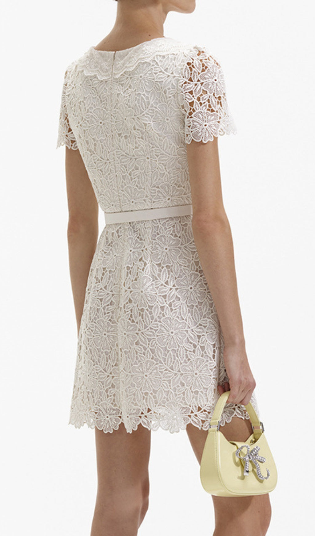 Fashionslee Women Aradhya Floral Embroidery Mini Dress