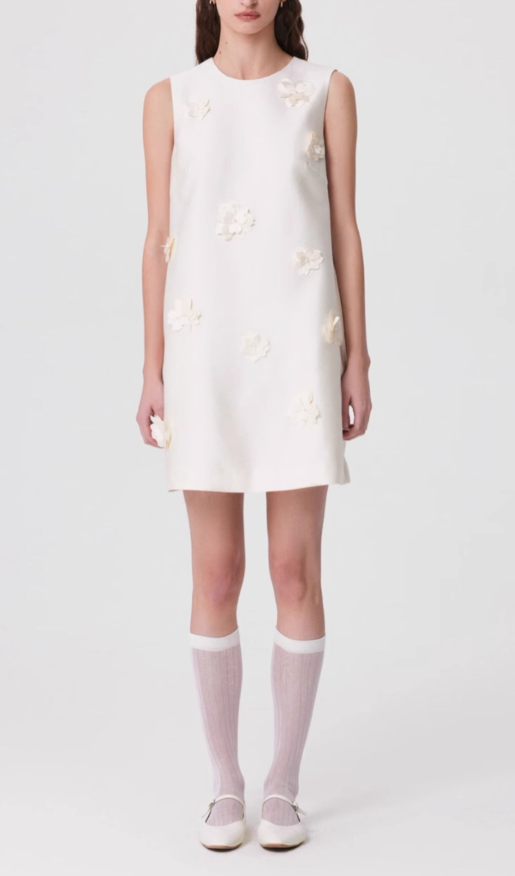 TRENDING FLORAL EMBELLISHED MINI DRESS - OWNCI TRENDING FLORAL EMBELLISHED MINI DRESS - OWNCI