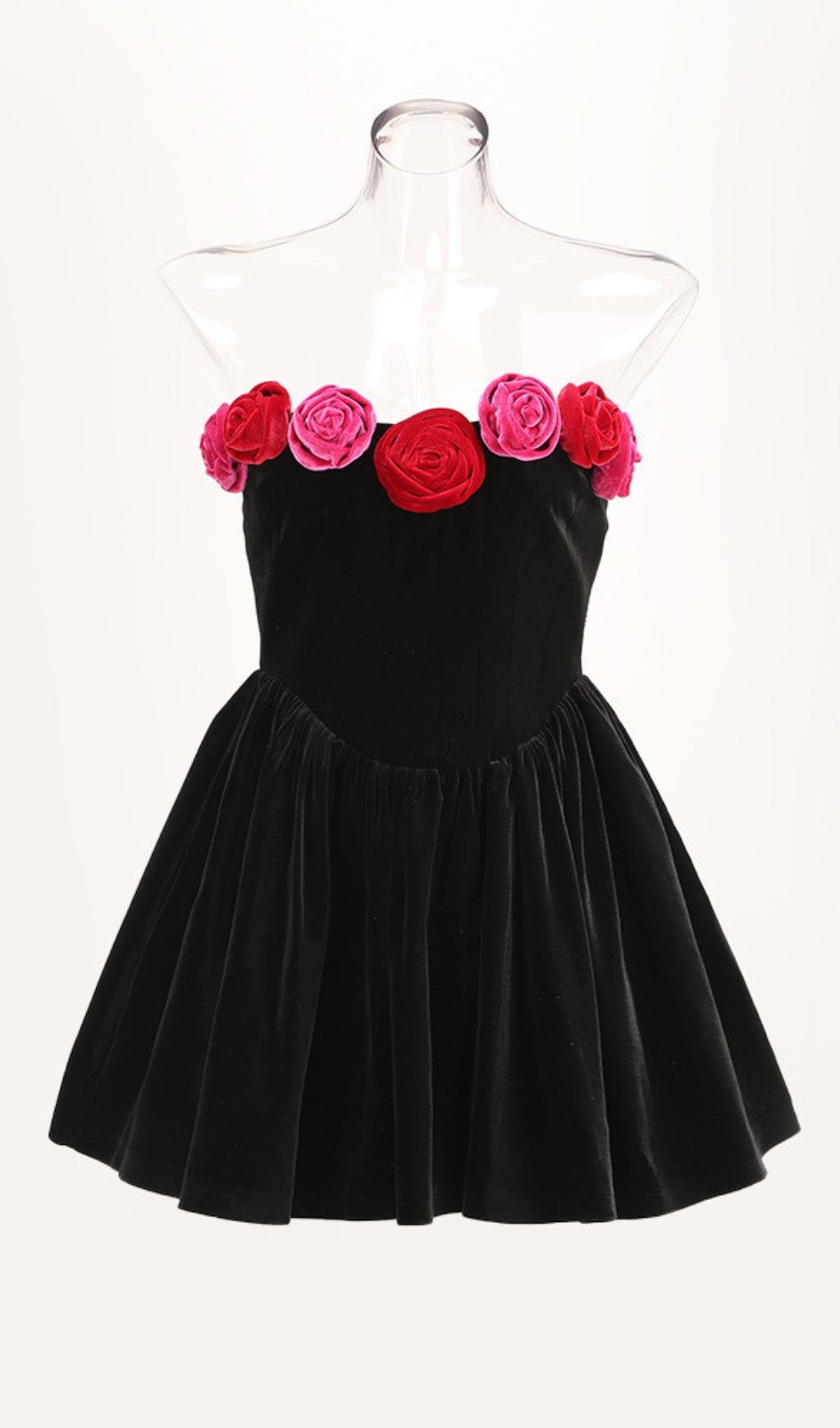 064e77774e1c5fb6b1b6f58f76c58a73.jpeg Fashionslee Women Aibhilin Flower Embellished Velvet Dress