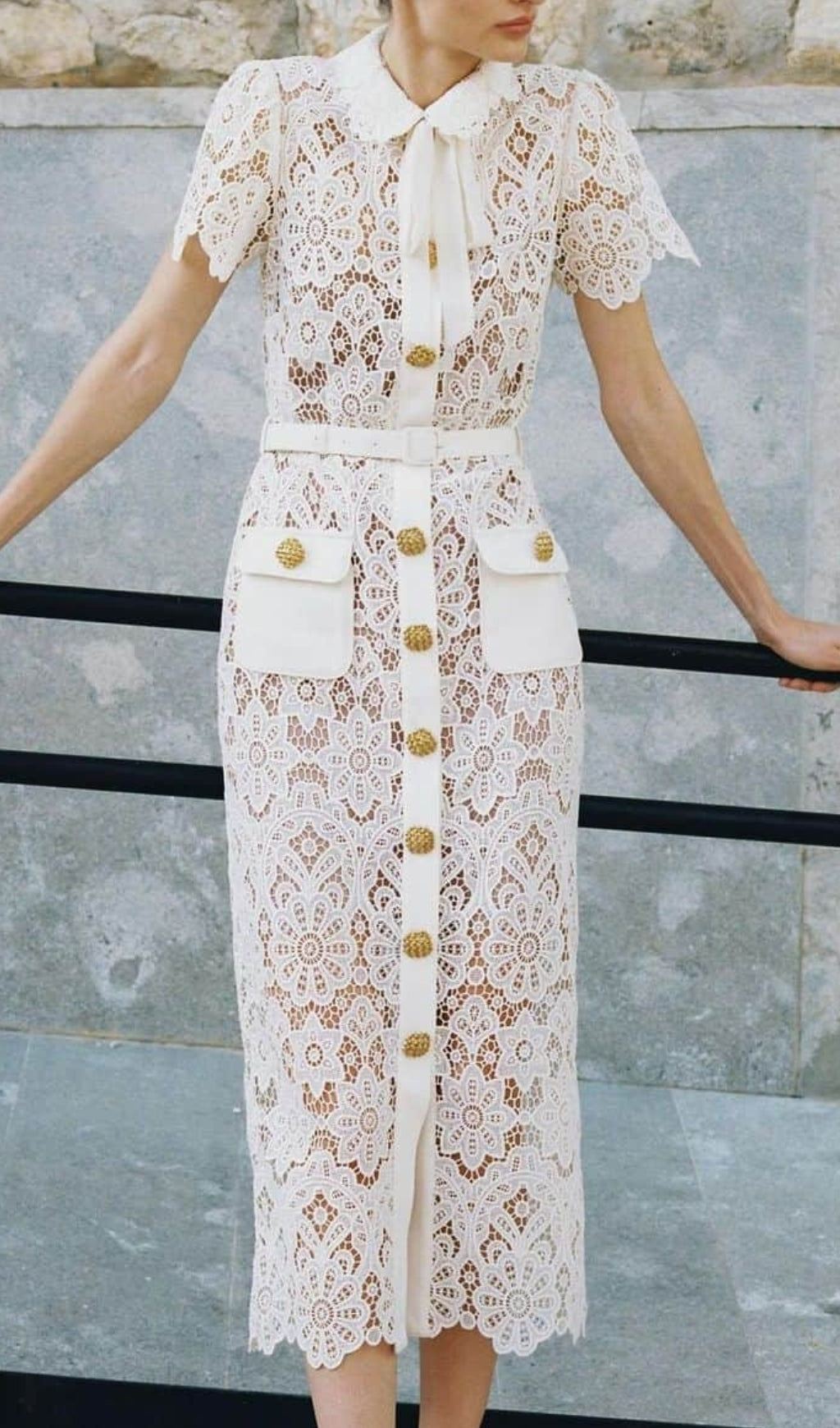 0b595e74e45d9173b380ef70dcc4a484.jpeg Fashionslee Women Annelore White Lace Dress
