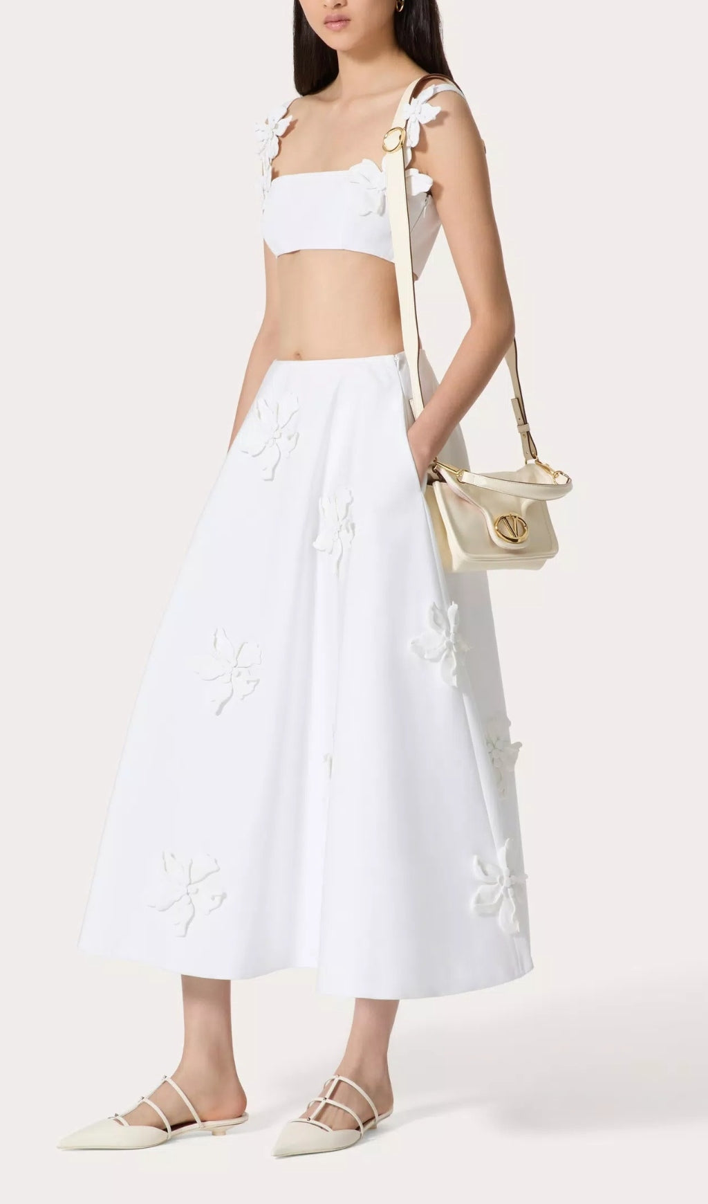 0ba8c3e7523363e0fa64de09221f4cea.jpeg Fashionslee Women Annissa White Embroidered Midi Skirt
