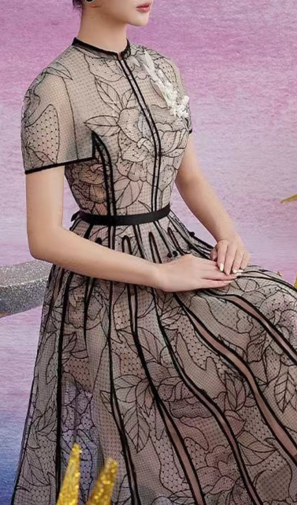 LACE MIDI DRESS – AESTHETIC EMBROIDERED VIRAL MUST-HAVE - OWNCI LACE MIDI DRESS – AESTHETIC EMBROIDERED VIRAL MUST-HAVE - OWNCI