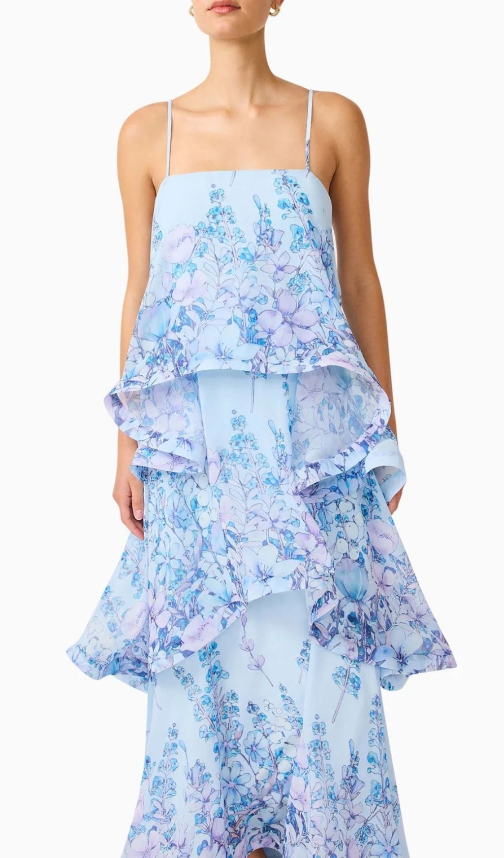 11c729ac052e242796e4e3f8bf7d03e4.jpg Fashionslee Women Lael Blue Floral Printed Maxi Dress