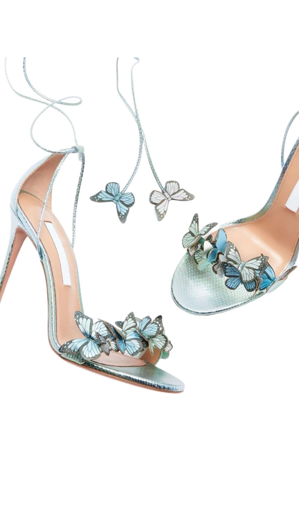 Fashionslee Women Butterfly Stiletto High Heels