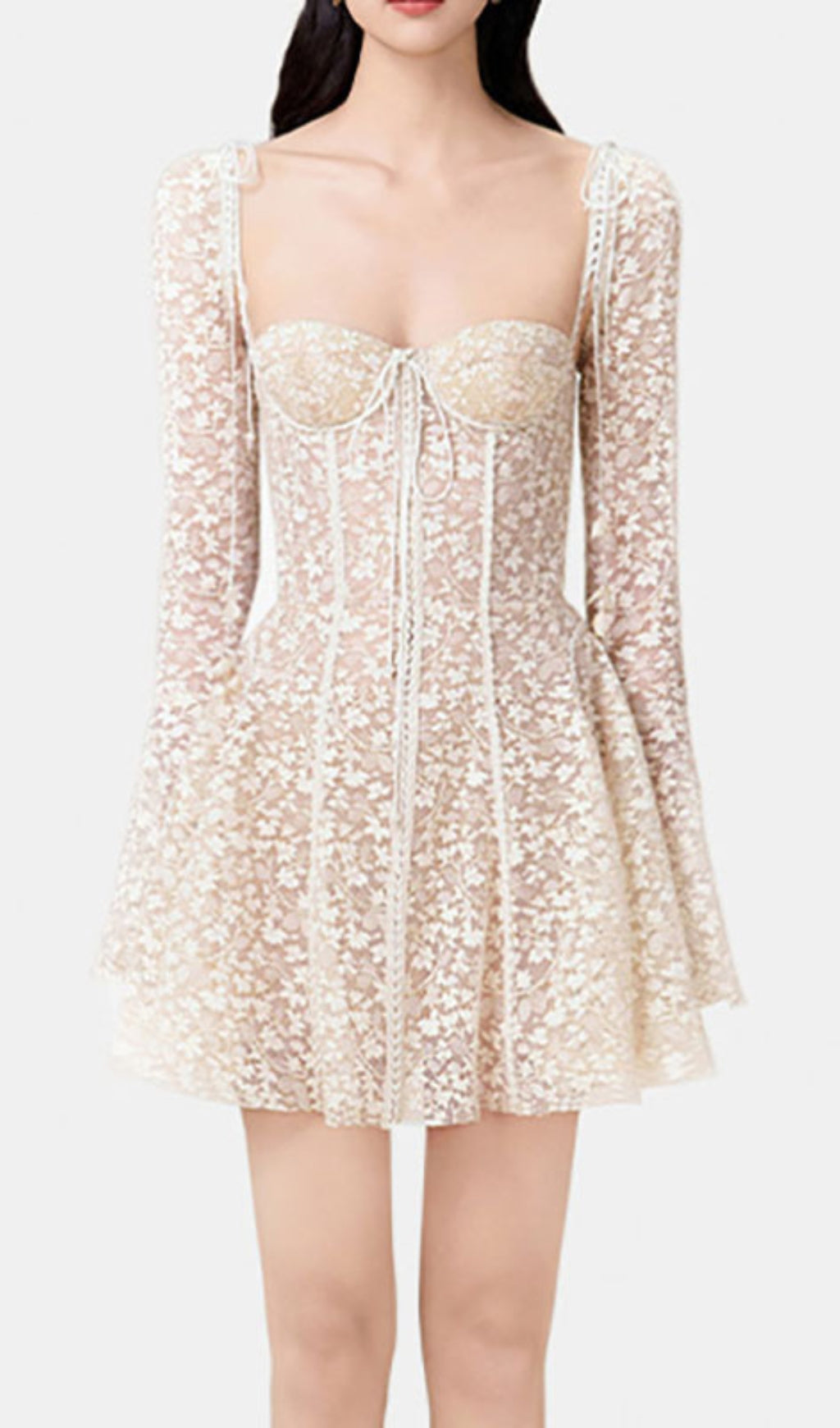 Fashionslee Women Albinia Floral Mini Dress