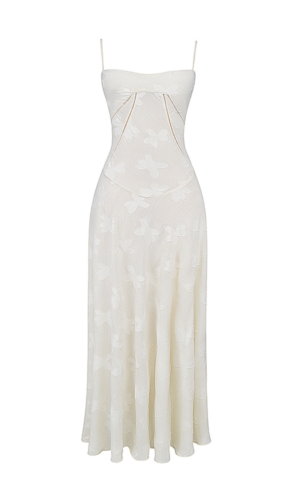 Fashionslee Women Billie Floral Lace Back Maxi Dress